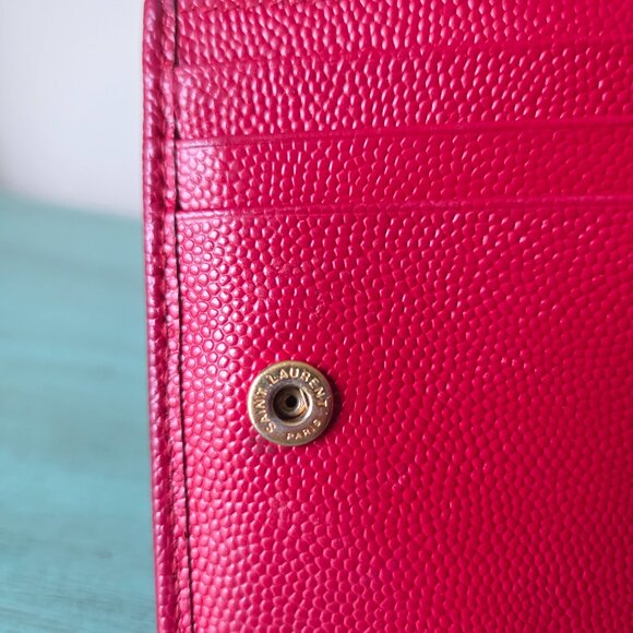 YSL Cassandre Metalassé compact zippy wallet - Picture 9 of 11